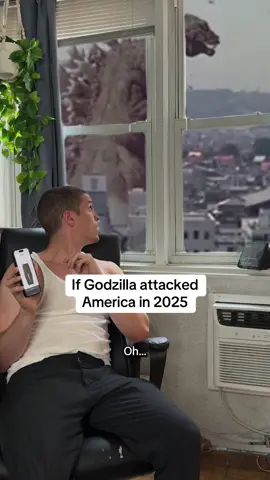 This would be the vibe … #godzilla #america #usa #comedyskit #sketchcomedy #funnyvideo #hilarious 