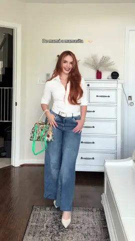 Bueno, tenemos que mejorar en esas transiciones jaja 🥲😂❤️ #EvayMajo #mamaprimeriza #mamajoven #outfitdeldia #vidademama #maternidad 