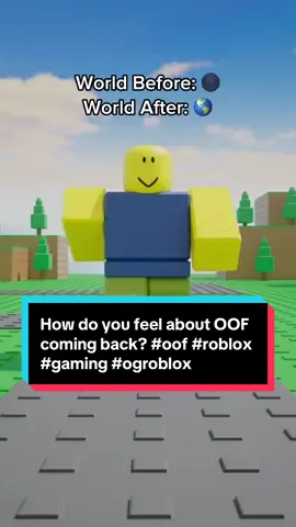 How do you feel about OOF coming back? #oof #roblox #gaming #ogroblox 