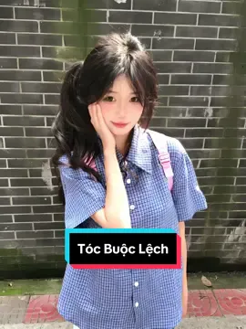 Hướng dẫn tạo kiểu tóc buộc lệch dễ thương, đơn giản #xuhuong 