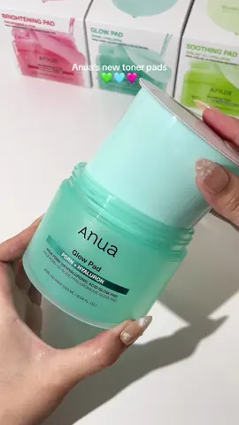 What’s your pick? 💚🩵🩷 @anua_global  #anua #koreanskincare #tonerpads 