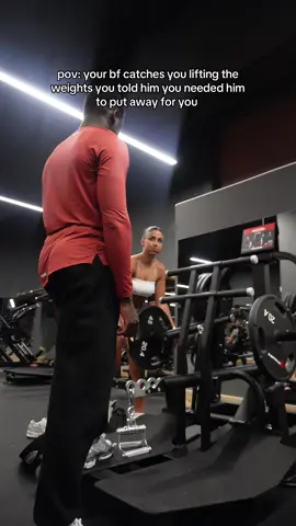 Somehow I'm 10x stronger than he thinks I am #gymcouple #relatable #gymgirlsoftiktok #couplehumor 