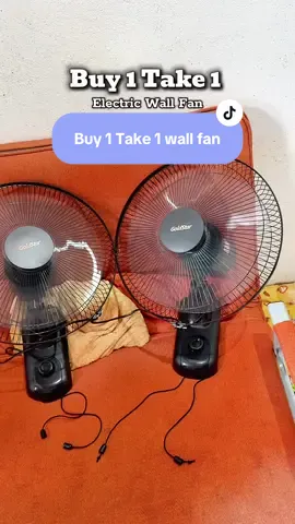 Space saver talaga pag wall fan ang gamit #wallfan #electricfan #fan #electricwallfan #buy1take1wallfan 