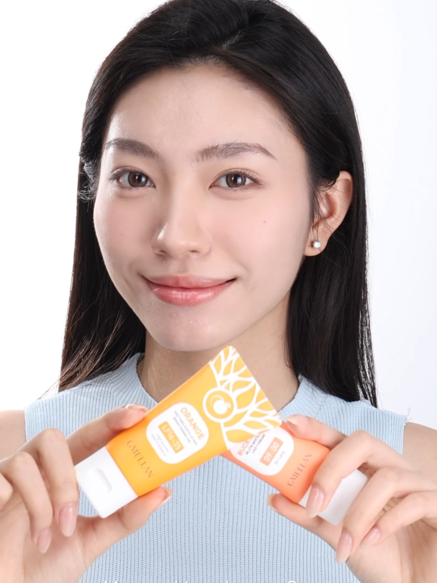 🌼Pagi tanpa ribet: Angkat sel kulit mati + cerahkan wajah = langsung kinclong kayak bangun tidur✨ #GMEELAN #GMEELANid #skincare #exfoliation #fastmakeup #HBDGMEELAN