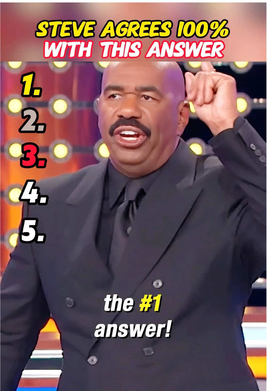 Steve totally agrees with this answer#Steve #FamilyFeud #answers #Funny #shorts #goodanswers