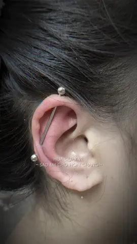 Thay khuyên thôi ⏰#phoikhuyen #xuhuong #xuhuong #quyenlyxokhuyen #thoxomini #industrial #industrialpiercing 