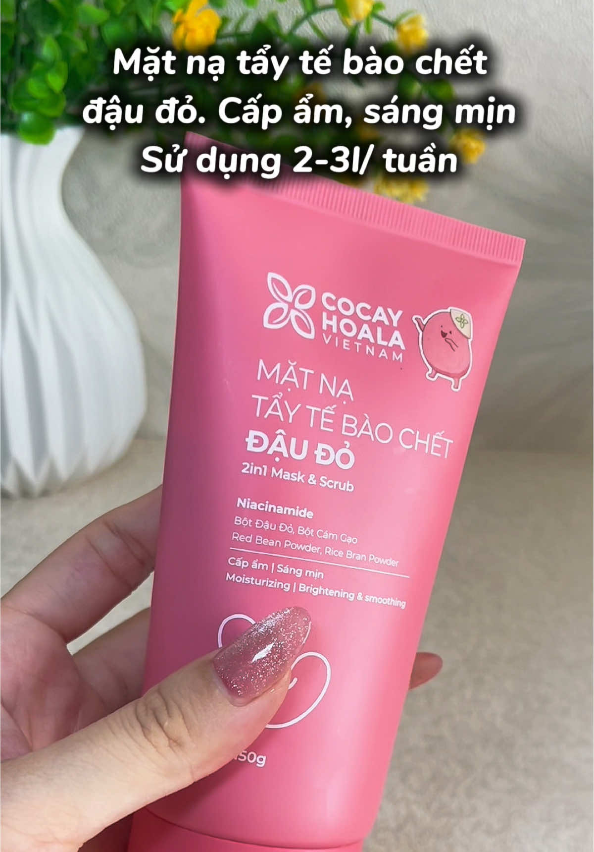 Em tẩy da chết đậu đỏ nhà Cỏ Cây Hoa Lá #taydachetbody #taytebaochet #taydachetdaudo #cocayhoala #xuhuong 
