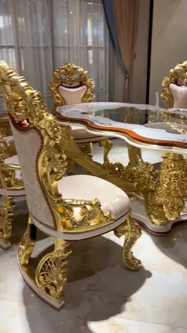 Palace style luxury restaurant (dining table and chair)#Furniturefactory#dinnertablesandchairs#Restaurant#furniture#chair