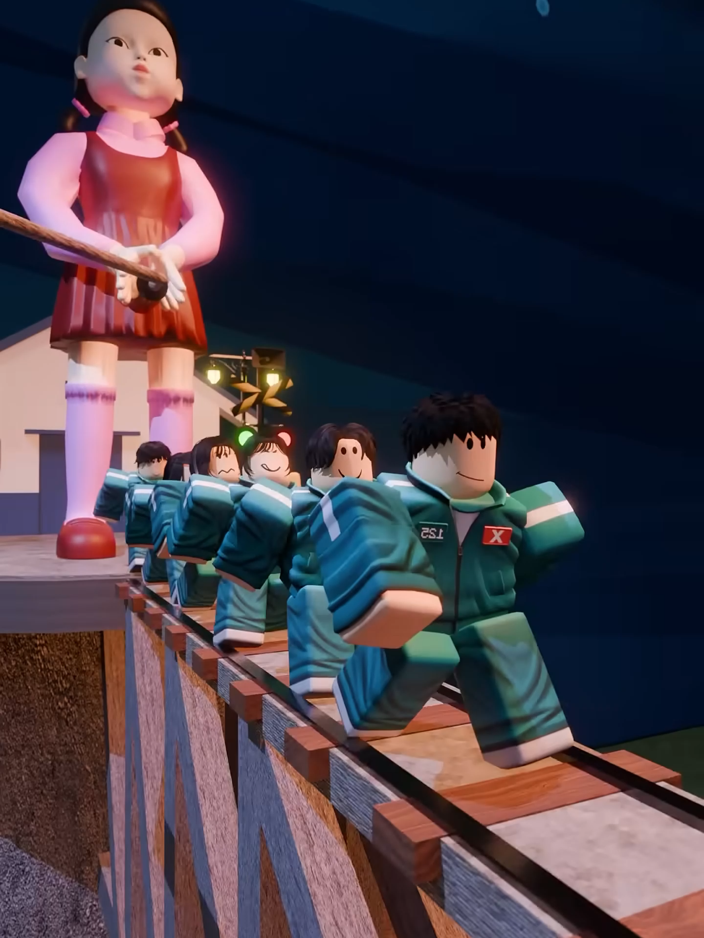 Genius Noob Beats Jump Rope #roblox #squidgame #jumprope