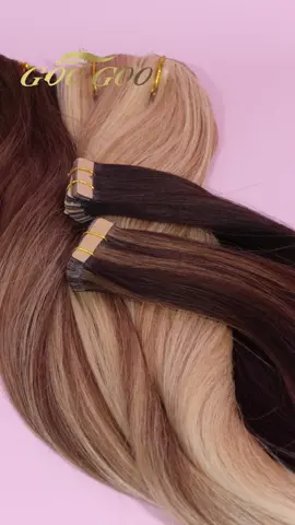 GOOGOO TAPE IN HAIR EXTENSIONS AND CLIP IN HAIR EXTENSIONS  #googoohairuk #googoohair #googoohairextensions #humanhairextensions #hairstyle #beauty #clipinhairextensions 