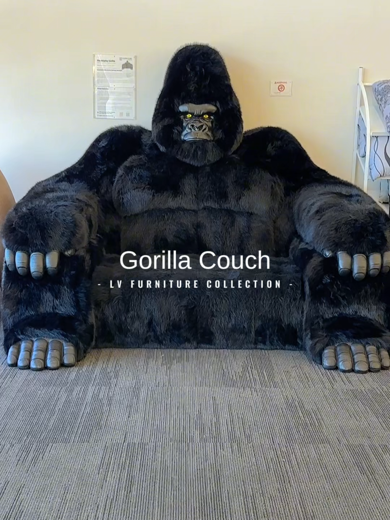 The internet knows. The living room does too. Go big. Go beast mode. #gorillacouch#viraldesign #lasvegasfurniture