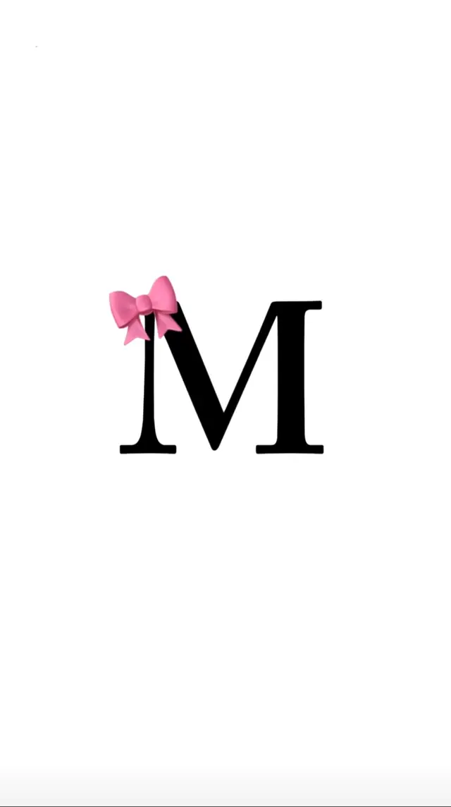 Letter M 🎀🫶  #letter #M 