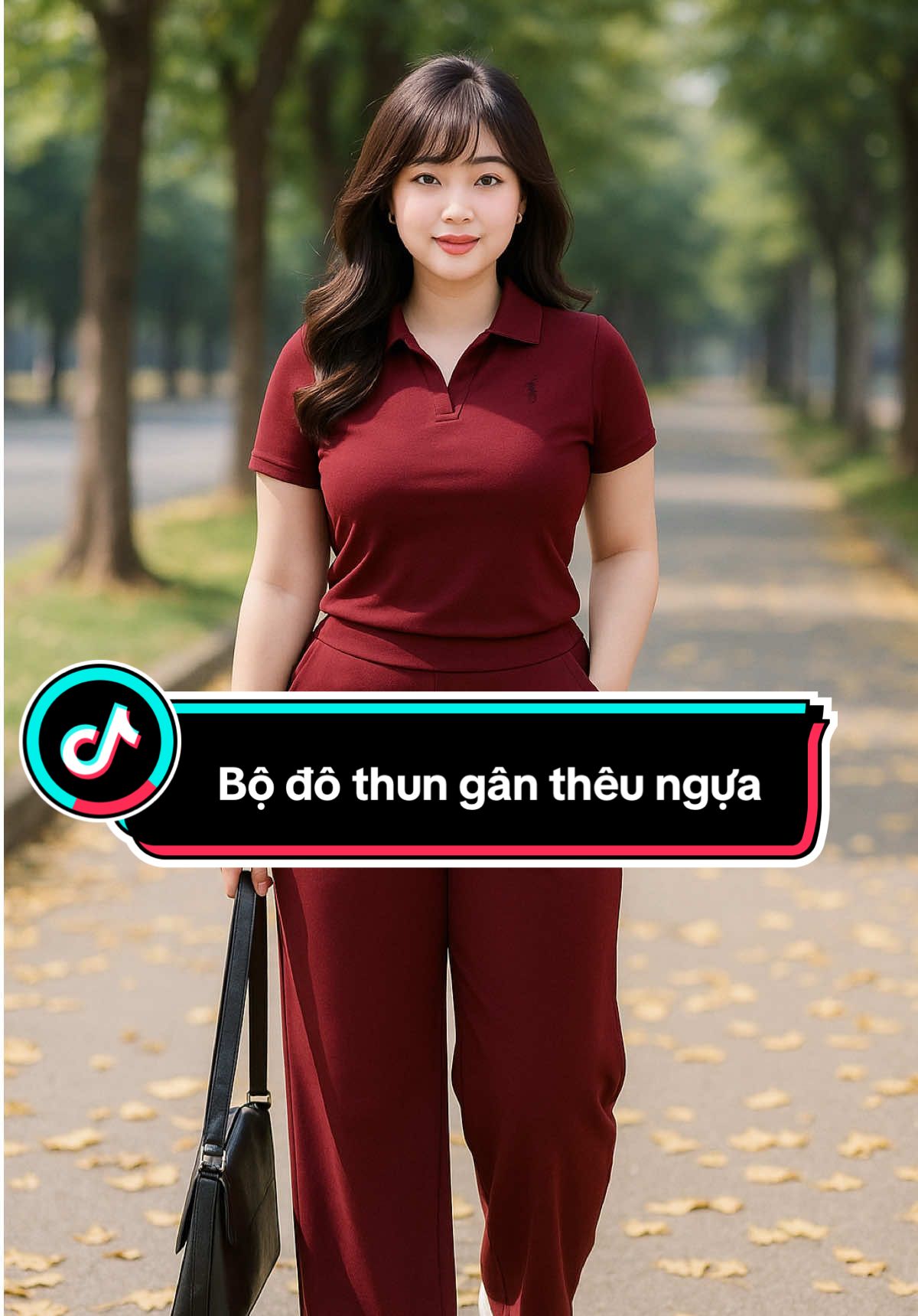 Sét đồ áo cổ bẻ ,thêu ngựa ,mix quần suông ,chất thun gân cao cấp #DungMiu❤️ #dobo #doboxinh #setboxinh #quanao #xuhuong  