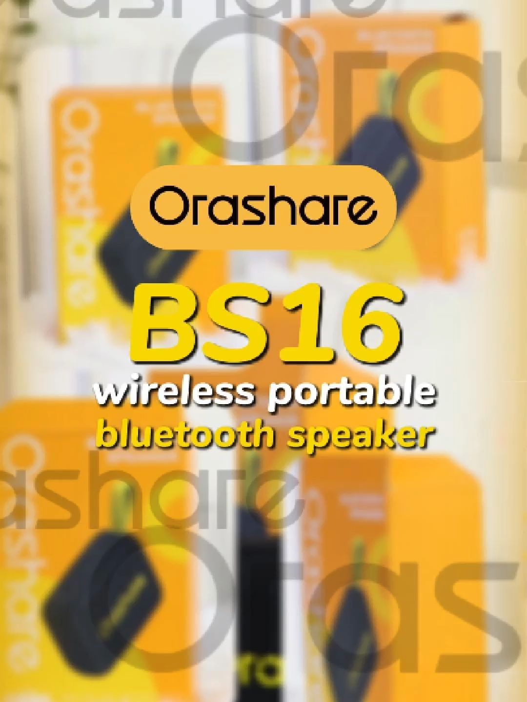 Orashare BS16: Superior sound quality and longer battery life than the competition.#orashare #bs16 #wirelessspeaker #bluetoothspeaker #portable