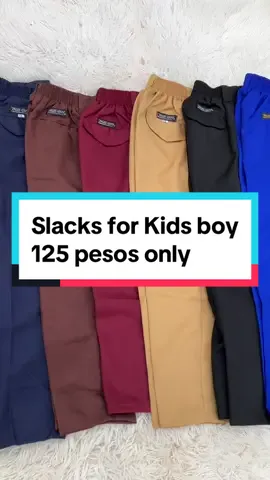 hanap mo ba slacks ng anak mo ? 100 plus lang to mema ‼️ check out muna goo may mga sizes at ibang kulay din #slack #slacks #slacksforboys #schooluniform #kidspantsuniform #slacksuniform 