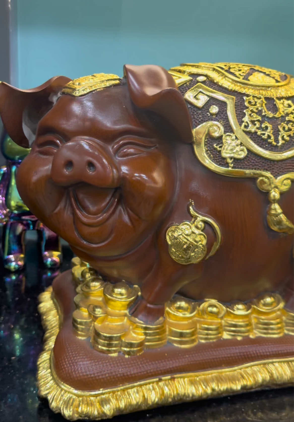 Tượng heo phong thủy linh vật tuổi hợi Trang trí phòng khách bàn làm việc#e#emkieutaphoat#tuongheophongthuyt#tuongphongthuyp#phongthuy