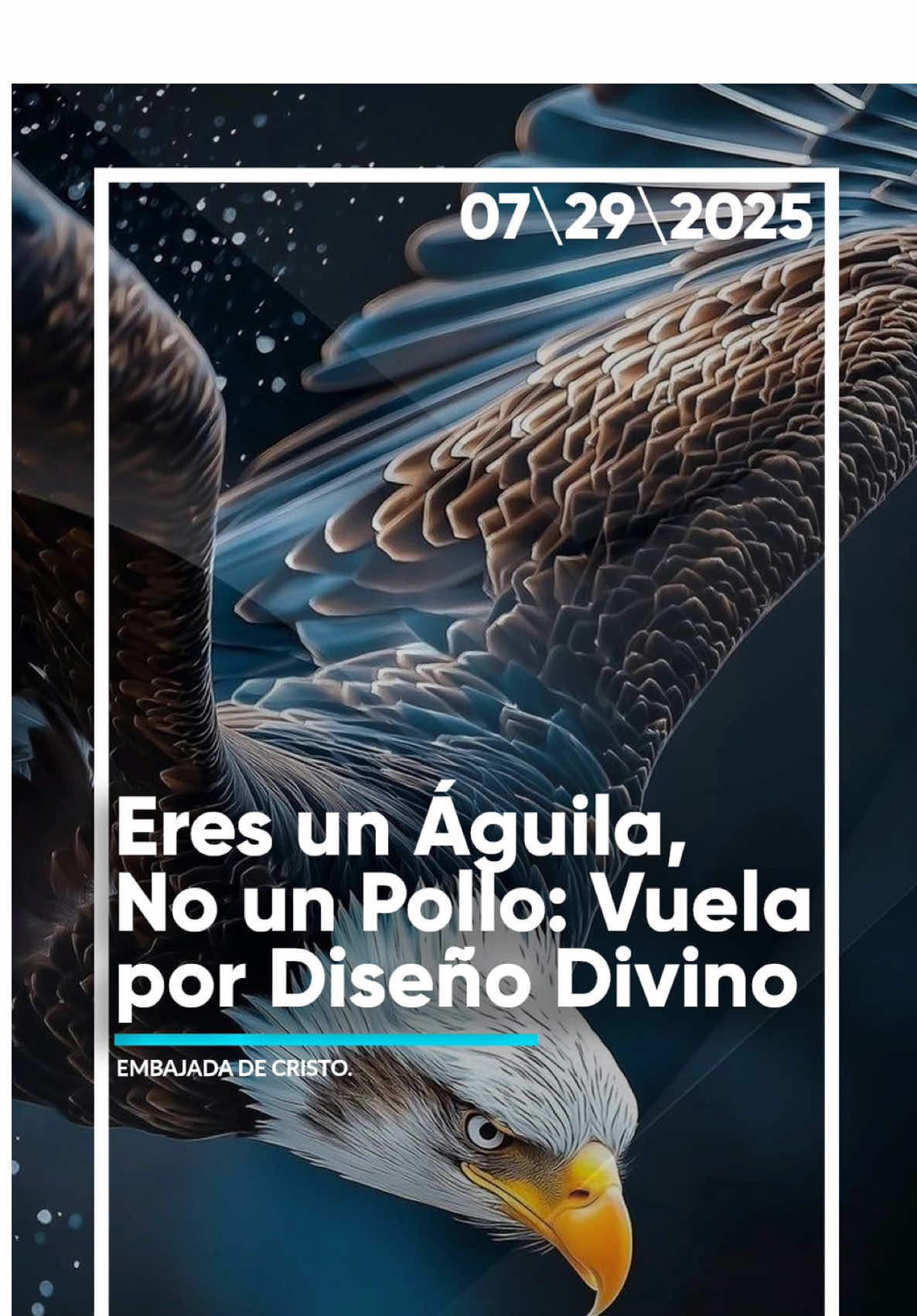 Eres un Águila, No un Pollo: Vuela por Diseño Divino. #DespiertaTuPoder #VuelaPorDiseño #FuegoDivino #PresenciaDeDios #ÁguilaNoPollo