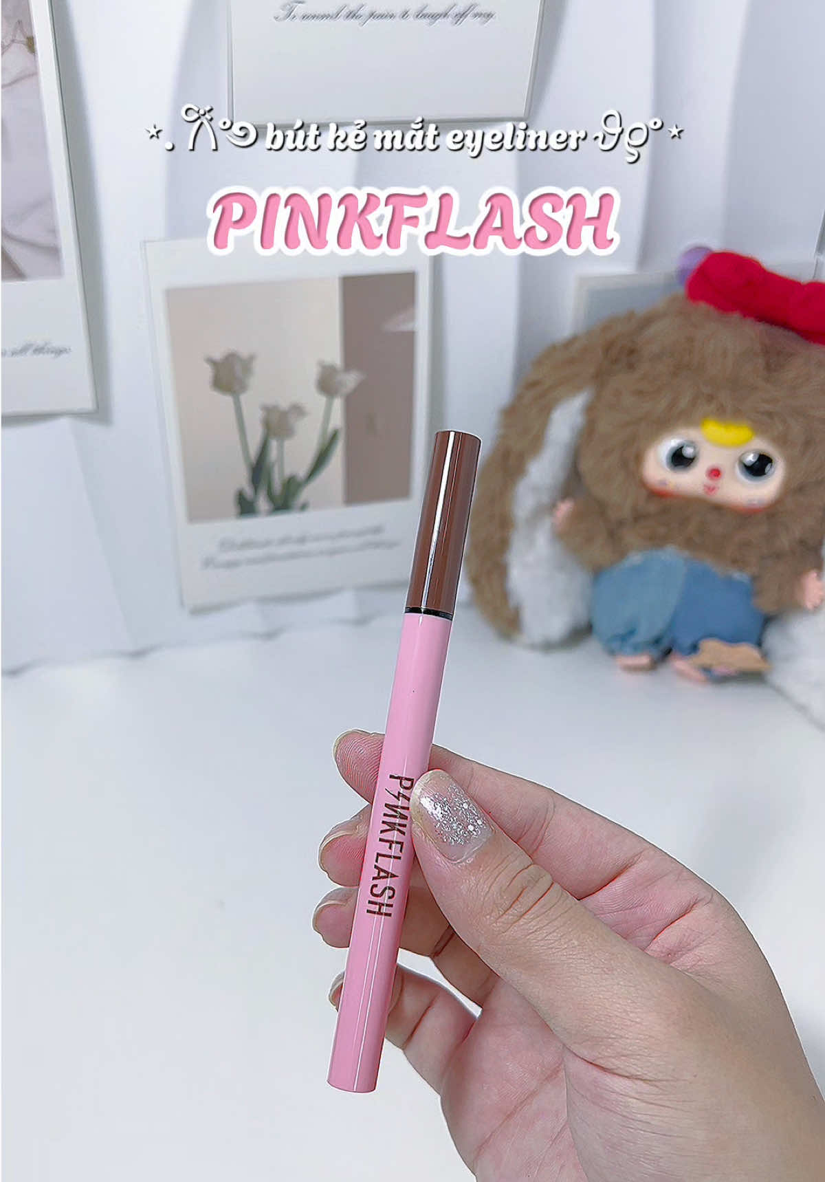 Zá hạt dẻ lắm, mực đều dễ kẻ nha ce💖 #Eyeliner #butkemat #pinkflash #beauty #makeup 