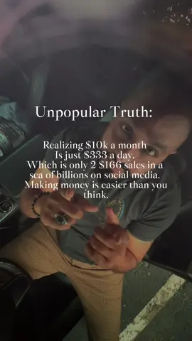 $10K/month from socials sounds crazy � Until you realize it’s just 2 sales a day… �And there’s multiple people making 15-20 sales in a day  � That’s it. Two people. In a world with 5 billion+ users on social media. �You don’t need A million followers. Not some viral moment. Just a strategy, a system, and showing up with something valuable. $166 × 2 = $332/day $332/day × 30 = $9,960/month �Most people are chasing big numbers with no plan. �Meanwhile, a handful of consistent creators are running the same play daily and pulling in freedom money with their phone. �That’s what I do. That’s what I show you how to do. And if you’ve been overcomplicating this…read this part twice: �You don’t need to build an empire. You just need a simple, repeatable way to reach the right people… �And a digital product to offer them when you do. That’s where the program comes in. Inside, I’ll show you how to: �Build your personal brand using short-form content �Create or sell done-for-you digital products �Turn views into buyers (no paid ads, no begging) �And automate it so you’re not glued to your phone all day �$10K/month isn’t the dream. It’s just the math. Freedom is the dream. And it’s already happening—every day—for people who stopped guessing and started building. You’re next. Comment “500” and I’ll send you all the info. 💙Message me for questions & support LIKE | SAVE | FOLLOW #explorepage  #digitalproducts #digitalmarketingforbeginners #howtomakemoneyonline #passiveincome  #personalbrand