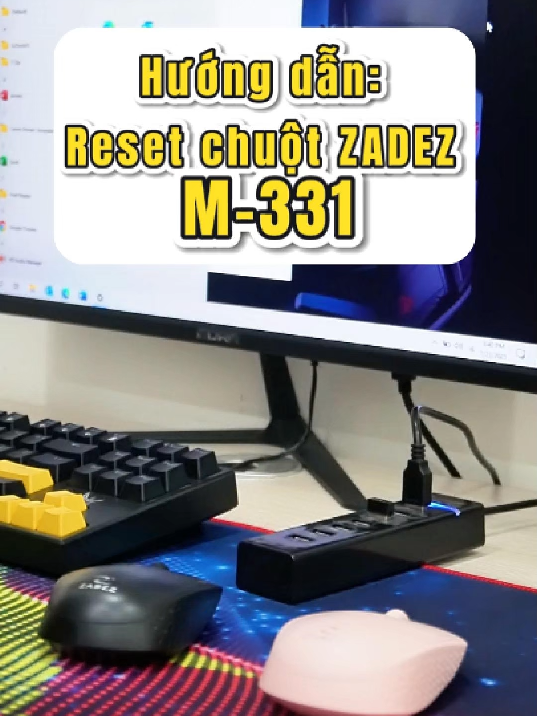 Làm thế nào để reset chuột ZADEZ M-331? #Zadez #M331 #chuotkhongday #tiktoktech