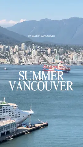 🇨🇦⛵️Summer in Vancouver #vancouver #canada #summervibes 