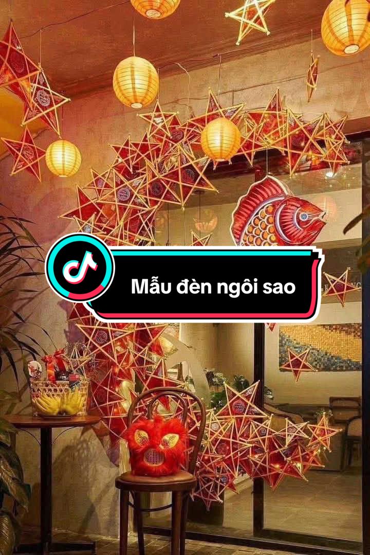 Đèn ngôi sao trang trí trung thu 🥮 #trungthu #decoration #decor #xuhuongtiktok 