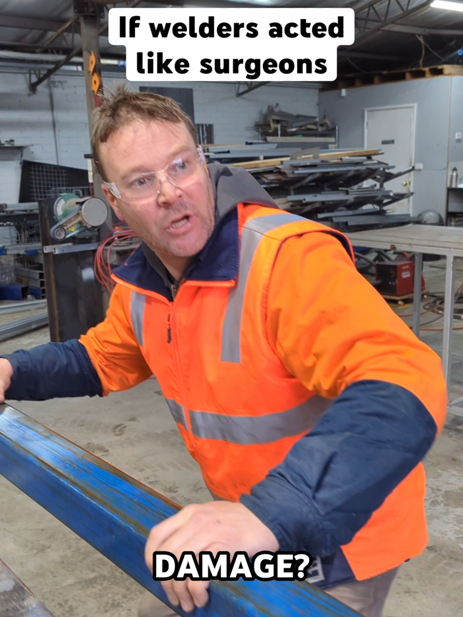 If welders acted like surgeons #welding #surgeon #skit #funny