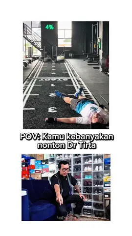 Dokter Ngacen- Tirta sangat memotivasi sekali 😄🙏🏻🤝🏻 Pokoknya LARI, PULL UP, SQUAT, LARI LARI LARI !!!! Thanks dok! Follow @Pelari Happy tempat saya magang konten lari 🙂 #raythefitbro #motivasilari #kontenlari #lariyuk #pelarihappy #pelari #pelarikonten #drtirta 