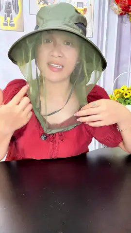 Mũ vành rộng có lưới chắn cực kì tiện lợi  #yenhoareview #xuhuong #murongvanh #muchongnangcoluoi #muchongcontrung #muchongmuoi 