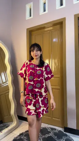 setelan  pendek/one set pendek rayon adem💕