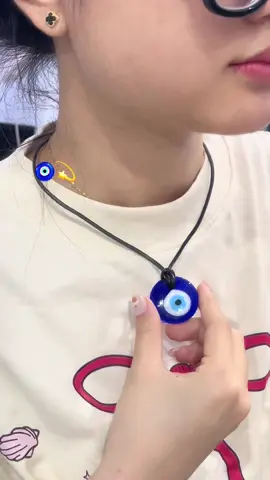 Vòng cổ đá mắt quỷ #vongco #evileye #daychuyen #daychuyenunisex 