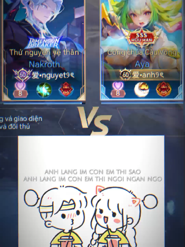 Làm người yêu anh nhé😘#lienquanmobile#aov#garena#setlove#xuhuong#fyp#nakroth#aya