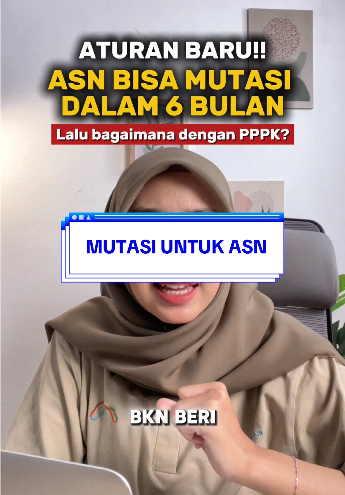 ASN bisa mutasi dalam waktu 6 bulan, bagaimana dengan PPPK?  #cpns #pns #pppk #asn #bkn #infoasn #pnsinfo #infocasn #infopppk #infoasn #infocpns #mutasiasn #bimbelcpns 