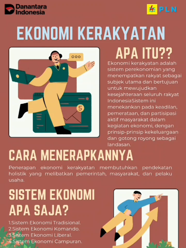 💼 Ekonomi Kerakyatan: Dari Rakyat, Oleh Rakyat, untuk Rakyat! 🌱 Perekonomian yang kuat dimulai dari masyarakat yang berdaya. Ekonomi kerakyatan menempatkan rakyat sebagai pelaku utama, mengutamakan keadilan, pemerataan, dan gotong royong. Saatnya kita dukung UMKM, tingkatkan partisipasi masyarakat, dan wujudkan kesejahteraan bersama! 💪✨ 📌 Bersama, kita bisa ciptakan ekonomi yang adil dan berkelanjutan. #EkonomiKerakyatan #DukungUMKM #EkonomiMasyarakat #KesejahteraanRakyat #GotongRoyongEkonomi #PerekonomianIndonesia #BangkitBersama #EkonomiBerkeadilan #RakyatSejahtera 