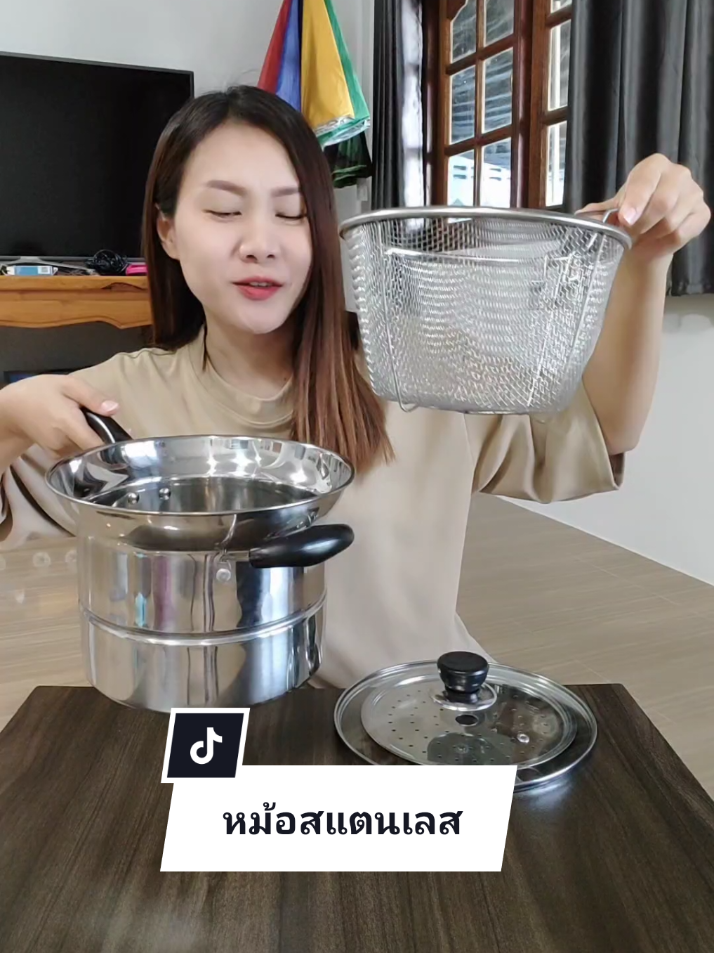 หม้อชุด 4 ชิ้น สแตนเลส#หม้อ #หม้อสแตนเลส #หม้อสแตนเลสพร้อมฝาปิด #หม้อสแตนเลสเอนกประสงค์ #หม้อสแตนเลสประกอบอาหาร 