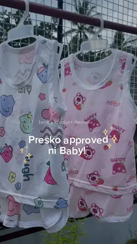 Sando set na cute, presko, at hindi mahal? YES PLEASE! Presko approved ni BABY #TernoNiBaby #MommyFindsPh #PreskongSuot #BabyOOTD #AffordableFindsPH
