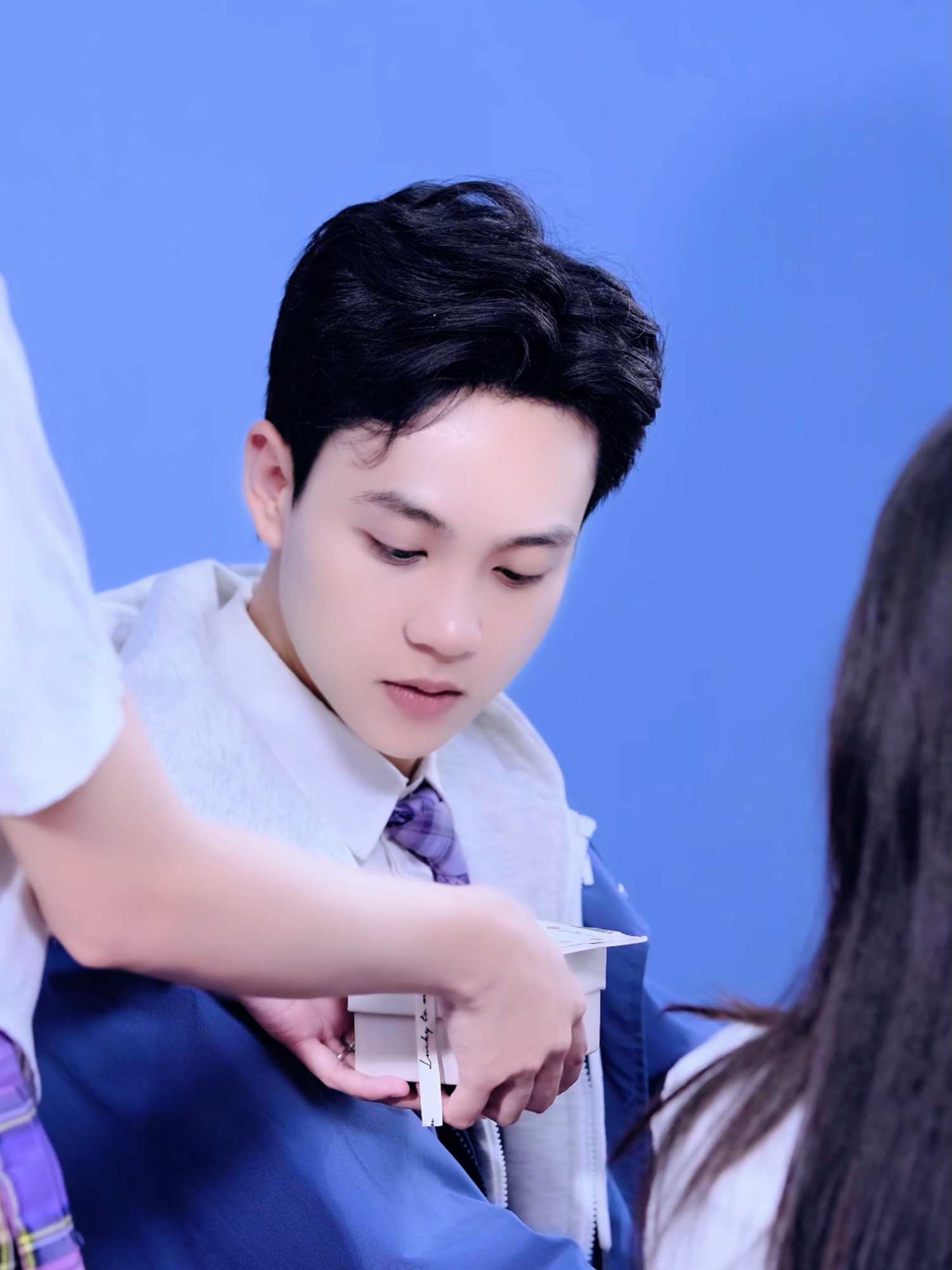 Pull and Push, Blush and Crush 👀💓#linhchihihi #messyclassroom #schoolcrush #schooldrama