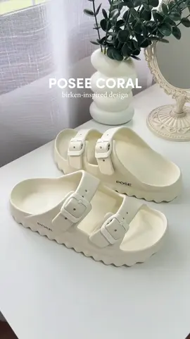cloud white elegance🤍✨style for any look! #posee #poseeslippers #birkeninspired #poseeph #fyp 