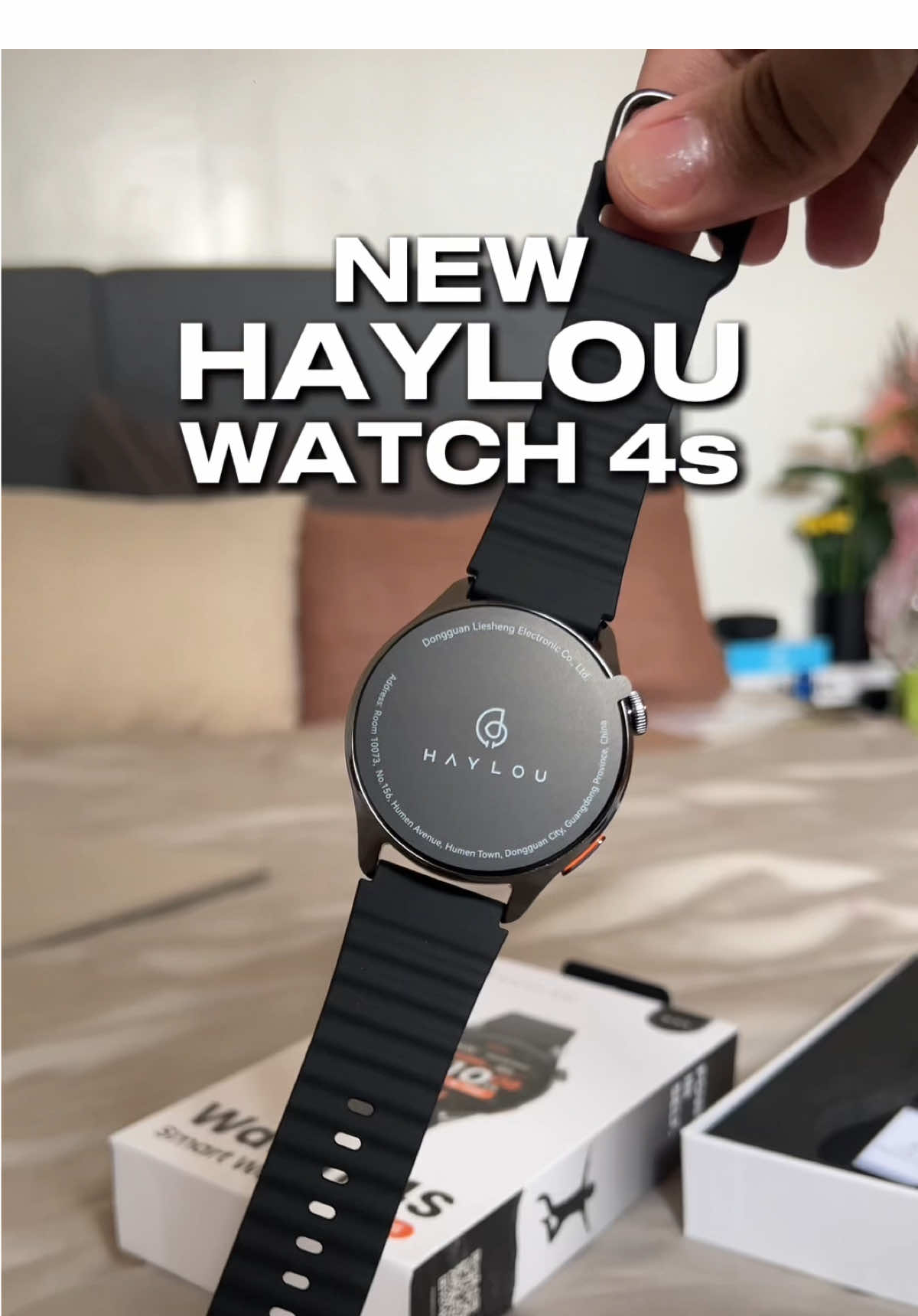 HAYLOU Watch 4S Smart Health Monitoring Watch an upgraded smartwatch  #haylou #smartwatch #4s #fyp 