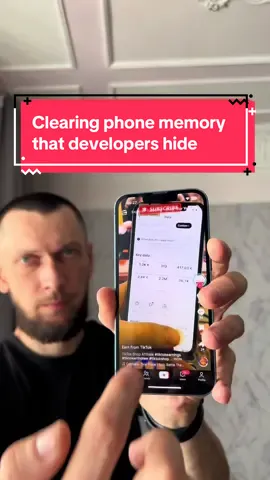 Clearing phone memory that developers hide. Free up a lot of memory on your device. #phone #memory #clearing #tik_tok #settings 