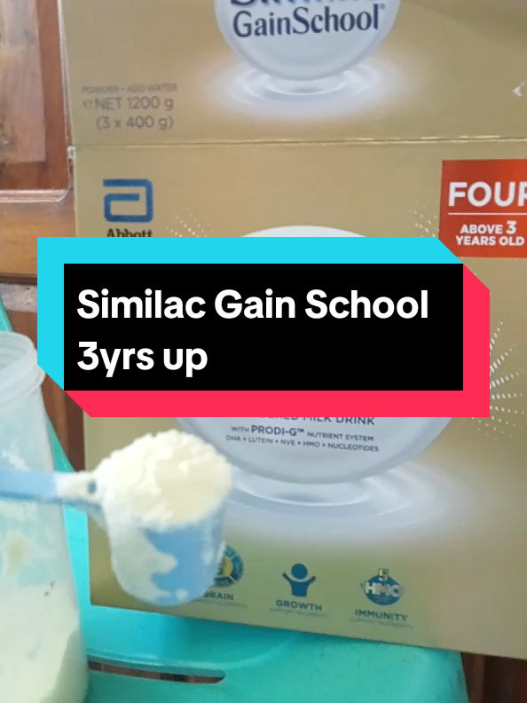 Similac GainSchool 3 years onwards #similac #similacgainschool #powderedmilk #milk #milkformula #babyneeds #fyp 
