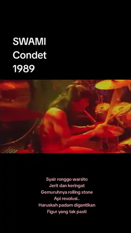 SWAMI adalah nama sebuah kelompok supergrup yang berdiri pada 1989 dan beranggotakan Iwan Fals, Sawung Jabo, Naniel Yakin, Nanoe, Innisisri, Jockie Suryoprayogo, Totok Tewel, dan disponsori oleh pengusaha Setiawan Djodi. Lagu Condet masuk di Album Swami 1...#swami #condet #swamicondet #channelmusic #musicchannel #laguindonesia #laguindonesiajadul #lagu #musik #song #fyp 