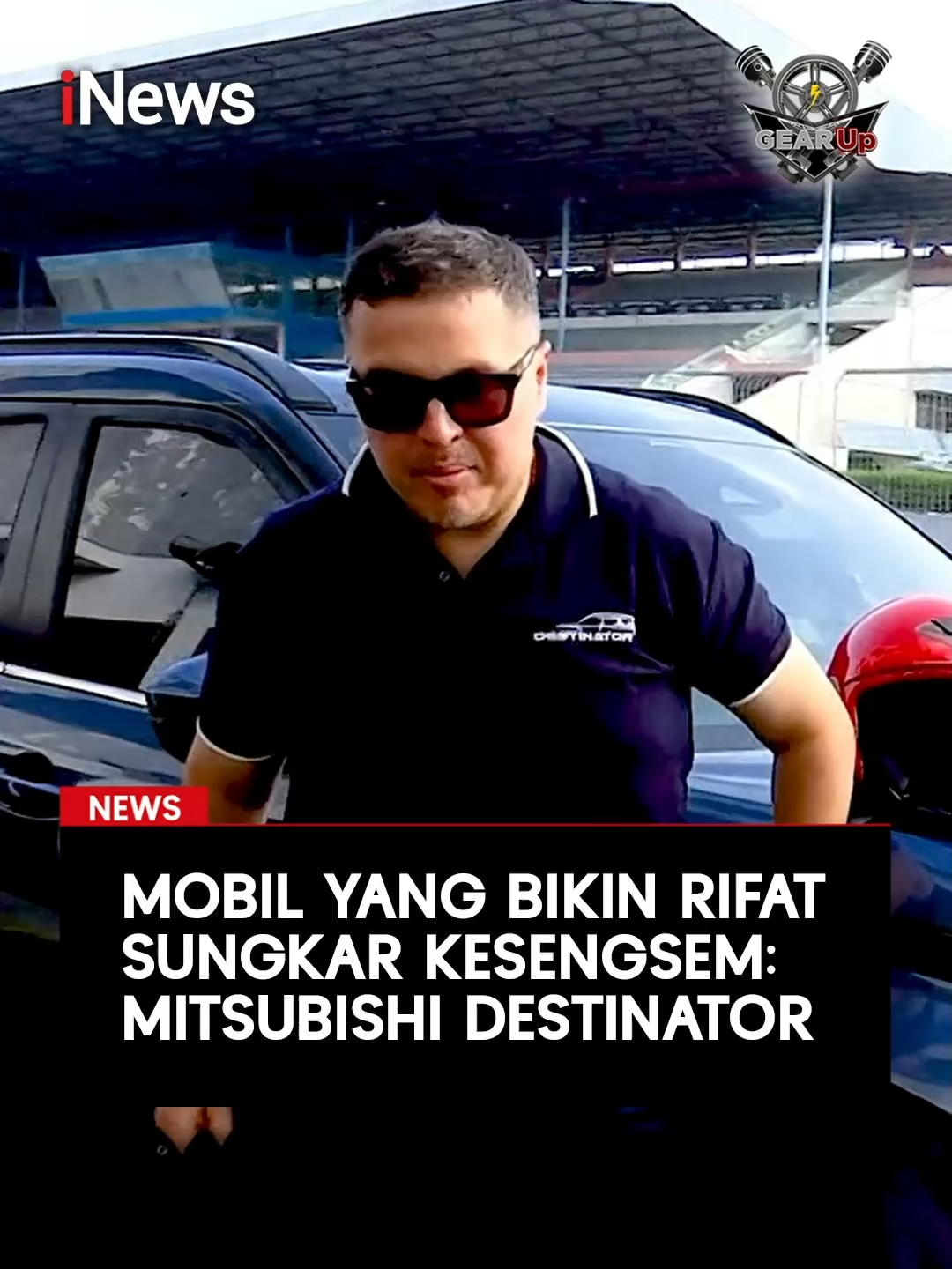 Mobil yang Bikin Rifat Sungkar Kesengsem: Mitsubishi Destinator Pereli nasional, Rifat Sungkar, mengaku kesengsem sama mobil Mitsubishi Destinator.  Ada banyak hal yang membuat Rifat Sungkar kepincut dengan Mitsubishi Destinator.  Kira-kira apa saja yang membuat Rifat Sungkar suka dengan Mitsubishi Destinator. Temukan jawabannya di Gear Up di YouTube Official iNews.