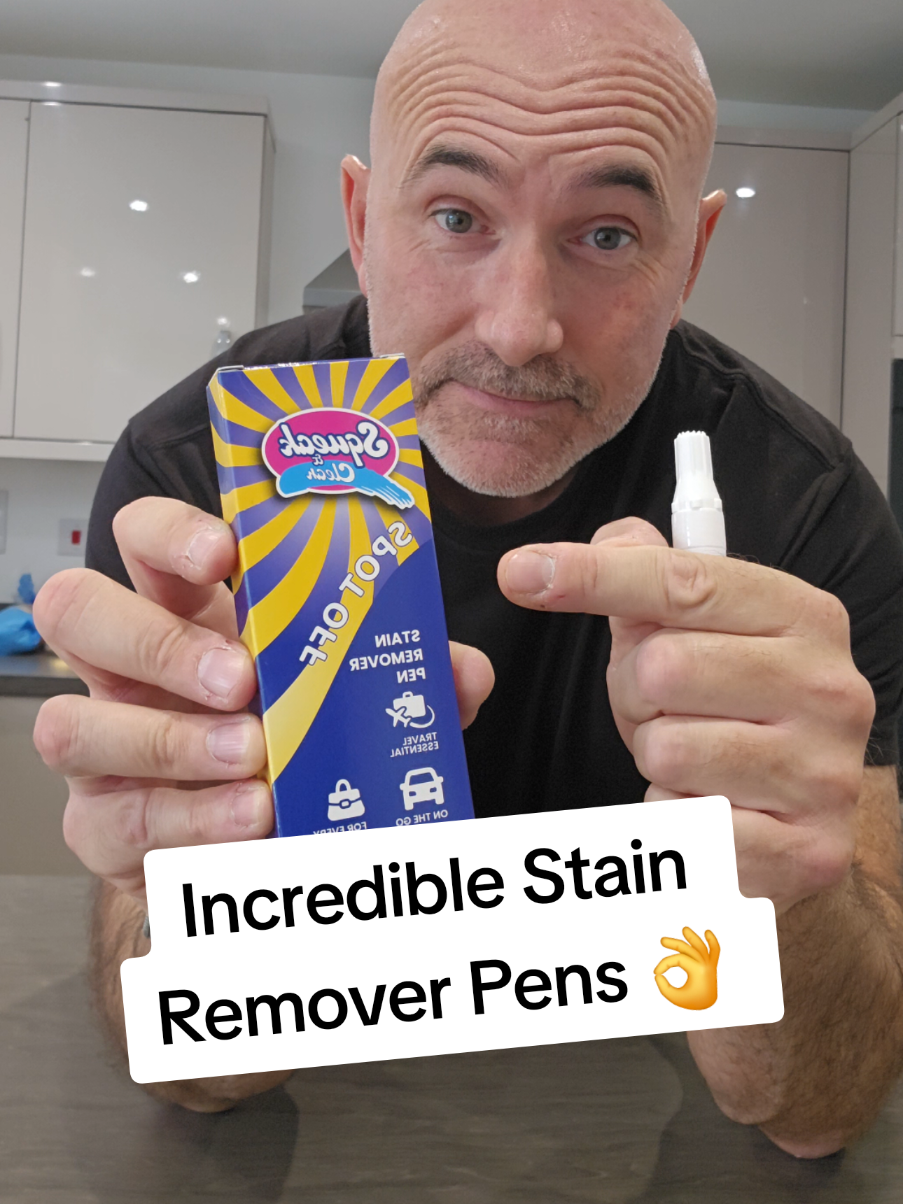 These Spot Off stain remover pens from Squek and Clean are so good, remover stains from clothing on the go fast 👌 #stainremover #cleaningpen #tiktokmademebuyit #dealdrops 