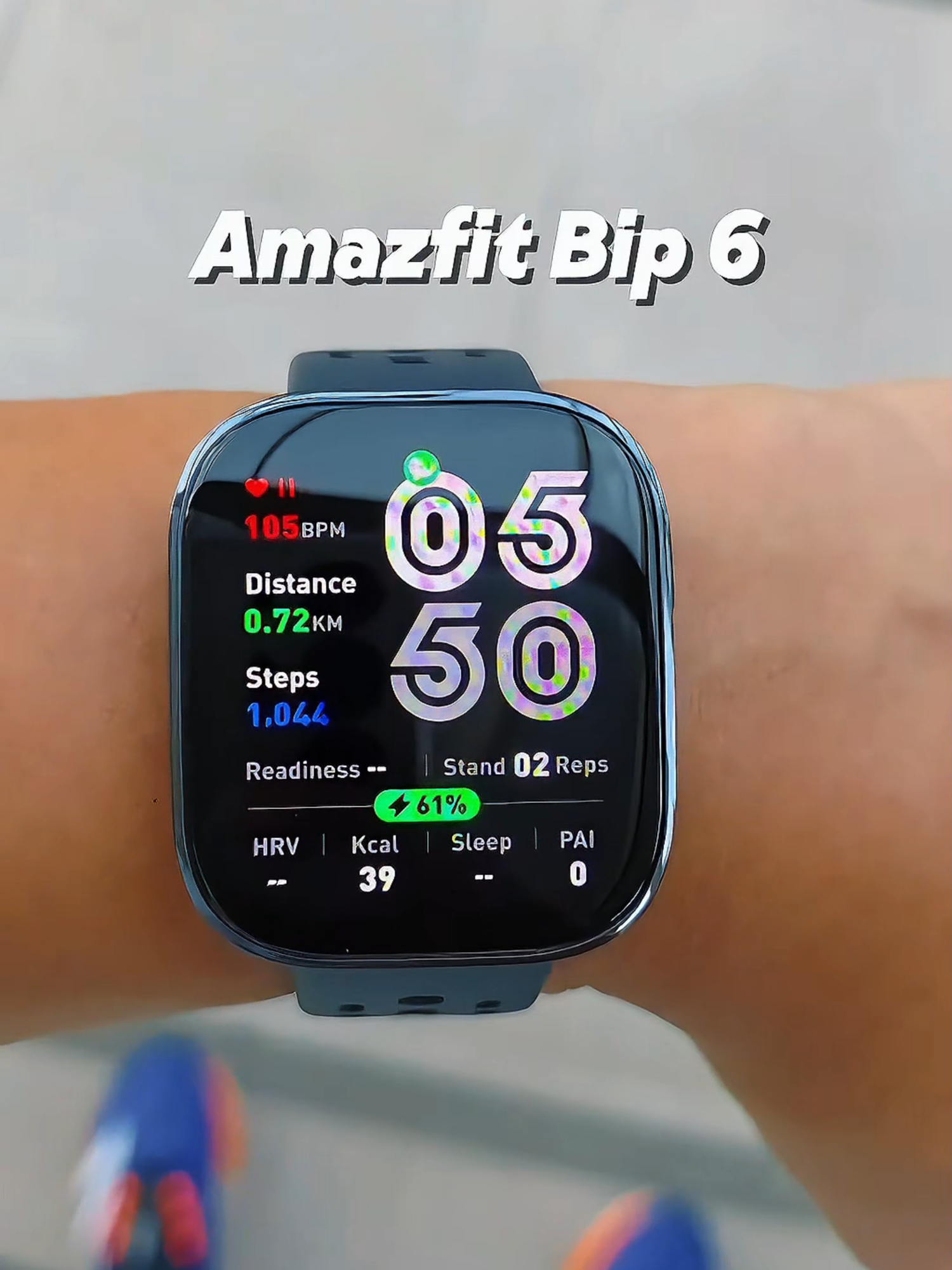 Smart tech meets simplicity. Track your health, workouts, and sleep with ease—BIP 6 packs serious features into a lightweight design, all while keeping you connected and moving forward. ✅ 1.97