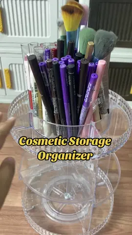 Cosmetic Storage Organizer ✨ #storage #organizer #cosmetics #acrylic #3layer #cosmeticsorganizer #cosmetic 