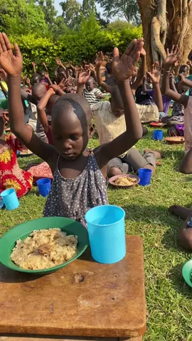 Thank you Lord for this meal. #feeding #children #hunger #africa #Love 