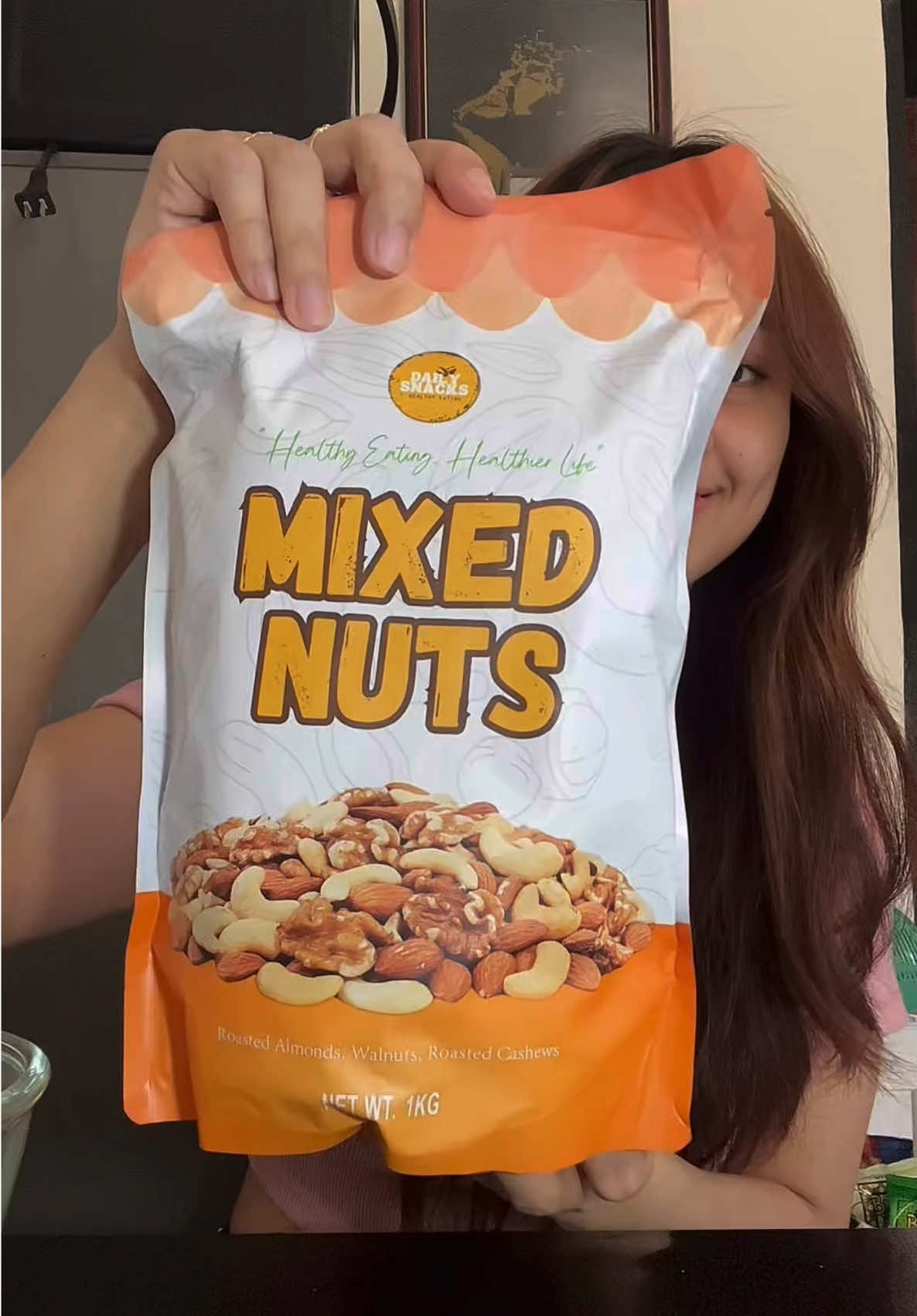 Mixed Nuts (almond, cashew, walnut) 😍 Ang sarap. This is my favorite. ilang beses na din akong bumili nito. #mixednuts #cashew #almond #walnut #food #dailysnacks #Foodie #foodtiktok #foodreview #snacks #fyp #foryou #foryoupage #creatorsearchinsights #viral 