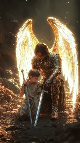 Angel Michael will bless all believers #micheal #god #angel #fyp #wolink 