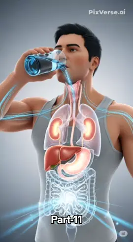 Drink more water 💦 and stay healthy 💪 #humanbody #humanhealth #digestivesystem #drinkwater #digestiveissues 